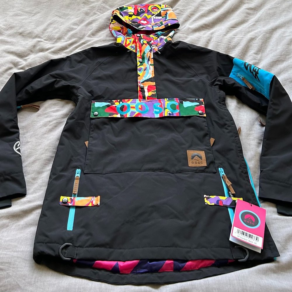 Jamie Nicholls Signature Snow Park Overhead Jacket - Black - XS - New With Tags